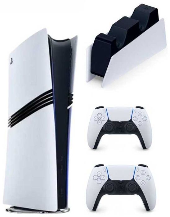 PS5 Pro+Dulasense+зарядная станция