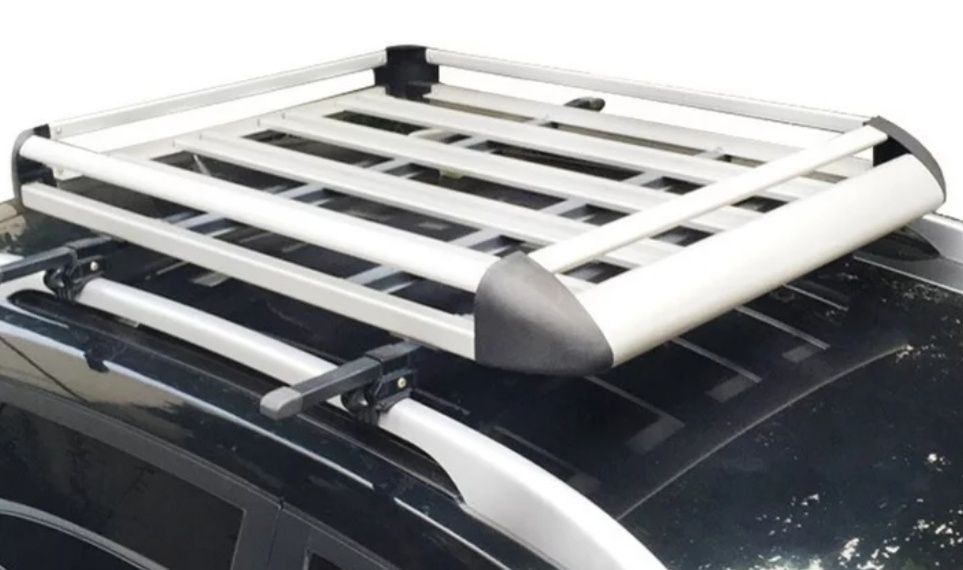 Корзина алюминиевая багажник на крышу поперечные рейлинги