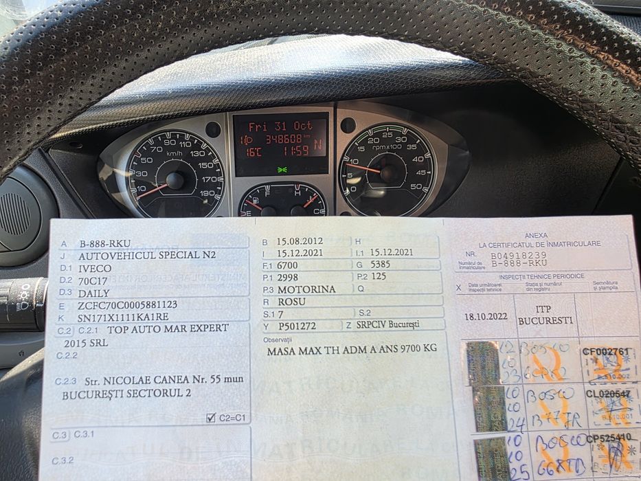 Iveco Daily70C17 Recuperator Furculiță
