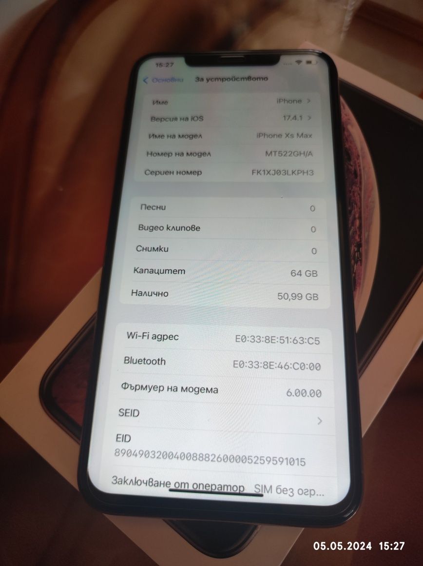 iphone Xs Max 64 GB