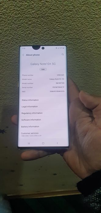 Samsung Note 10 plus 512 gb