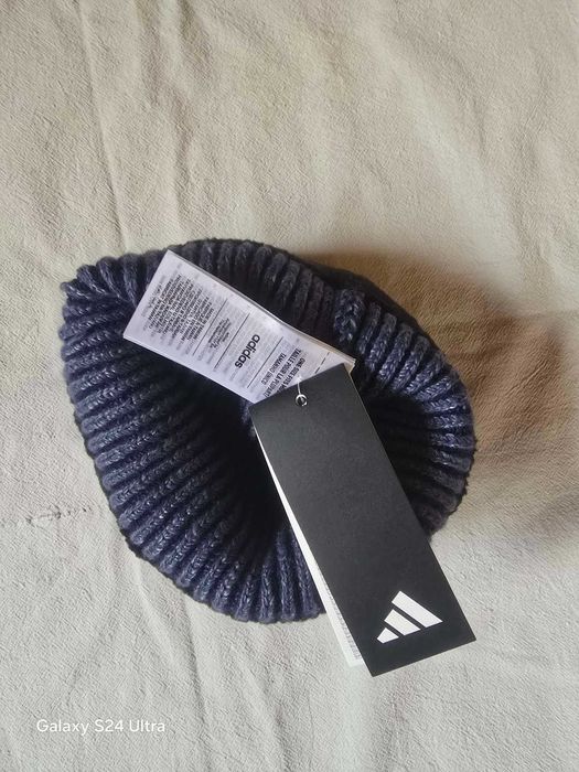 Синя Шапка Адидас Adidas Golf Beanie Rib Knit