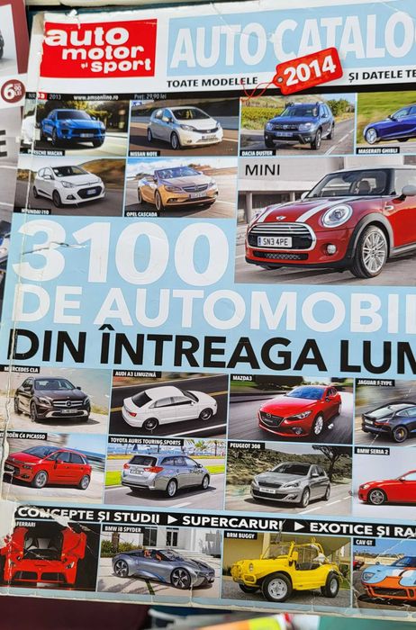 Vand colectie 21 nr. reviste Auto Motor si Sport 2010-2013 -