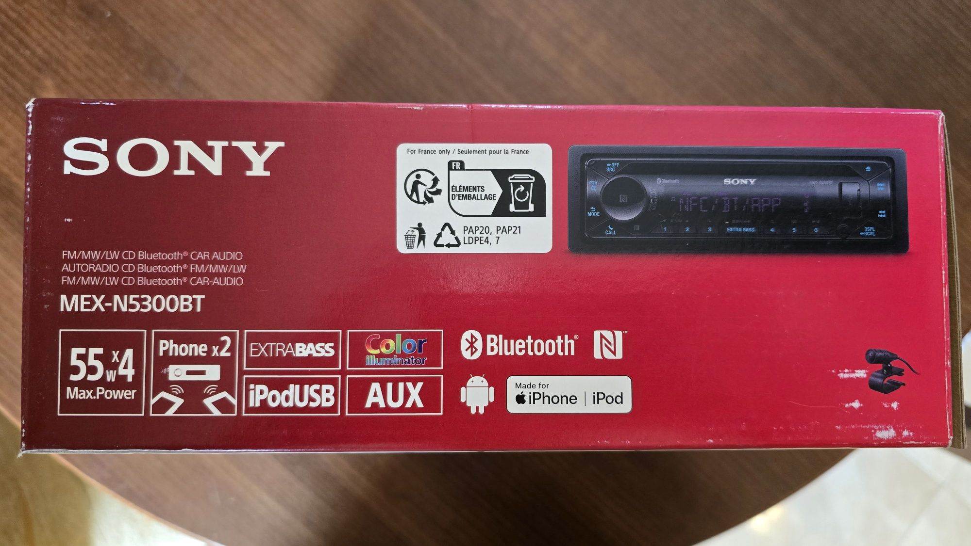 Sony audio auto MEX-N5300BT