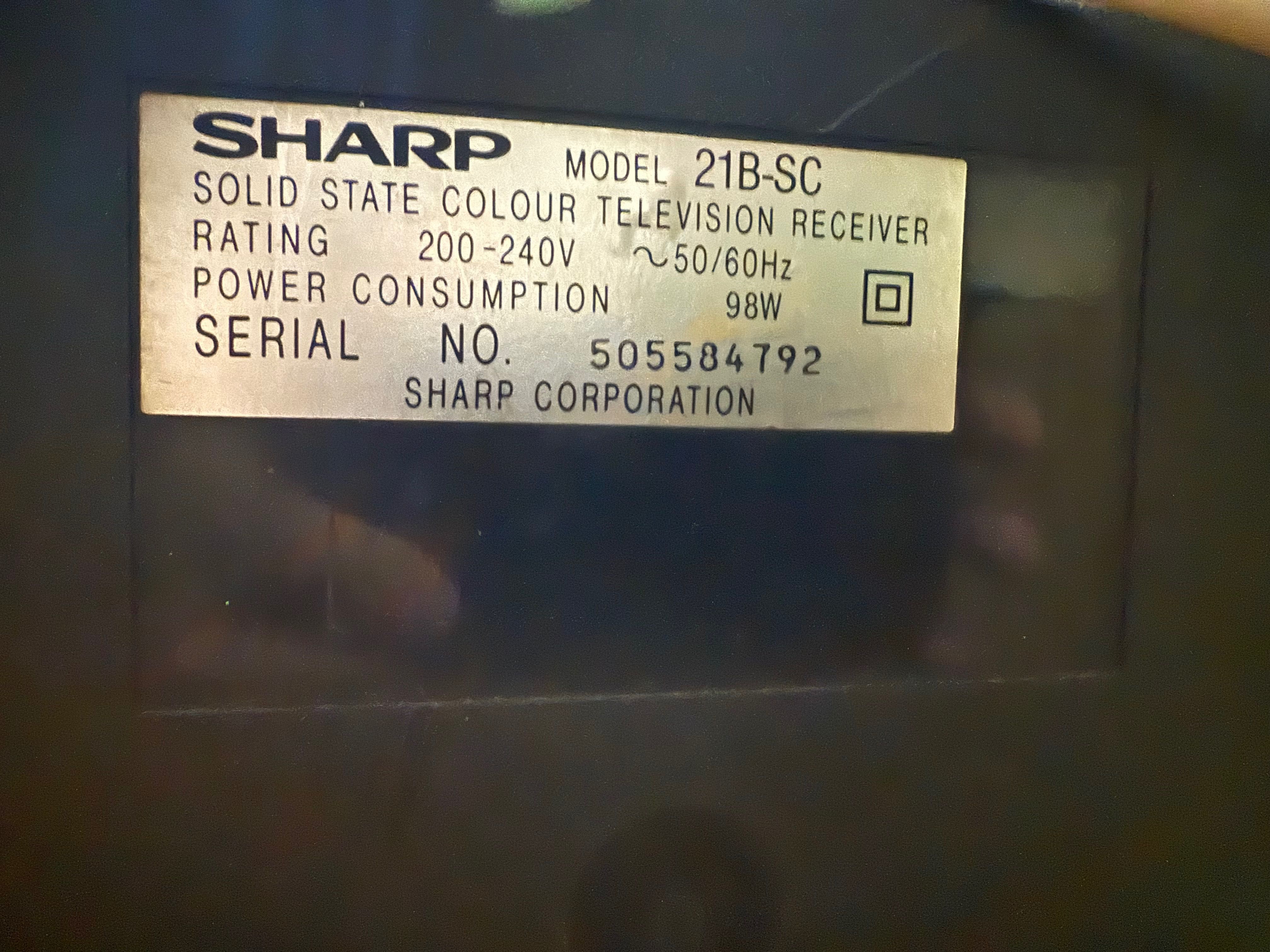 Телевизор Sharp Model 21B-SC