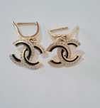 Cercei din aur galben model Chanel 14K - 3.78g