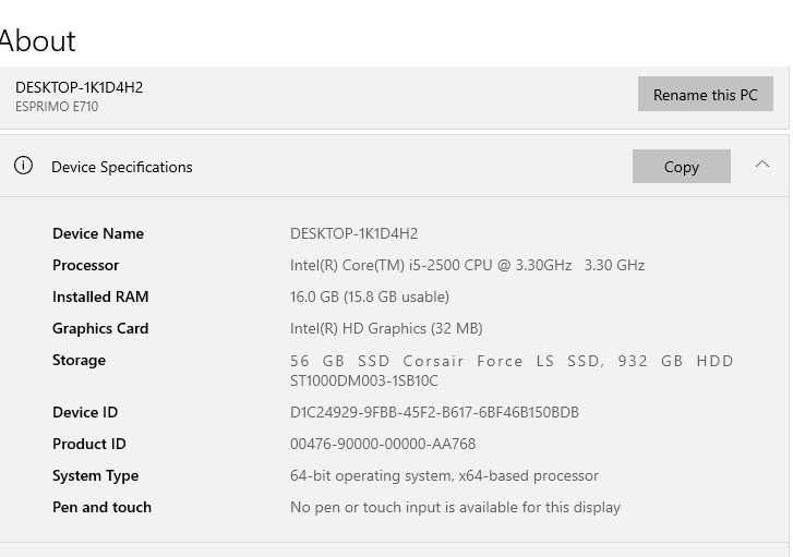 Vand PC Fujitsu calculator birou