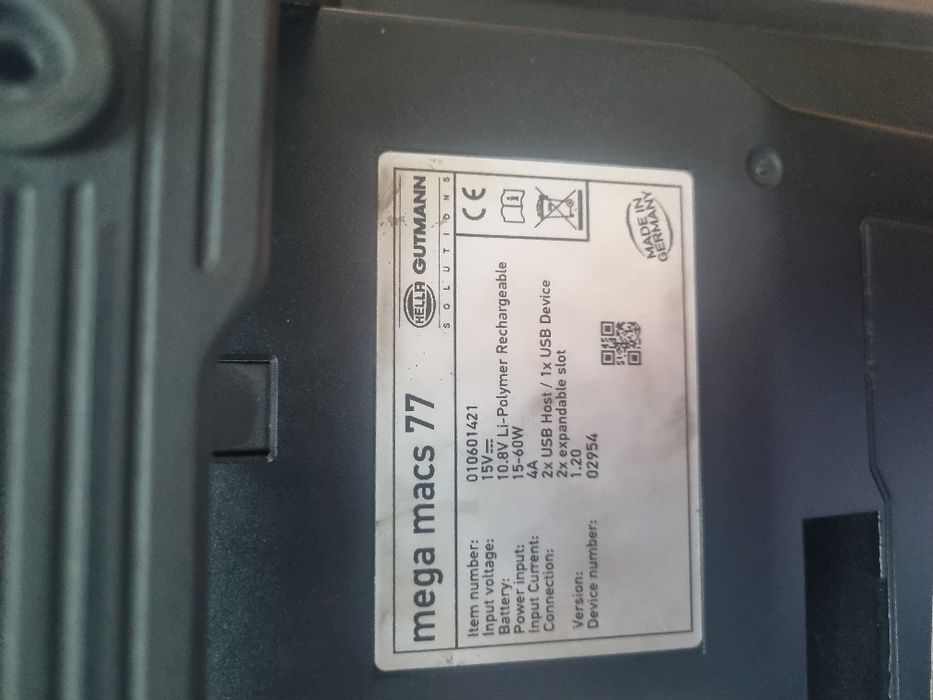 Vand tester Hella Gutman Mega Macs 77