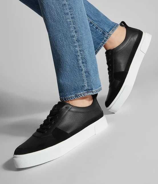 Pantofi sport casual 45 premium Tommy Hilfiger UMO NOI piele naturala