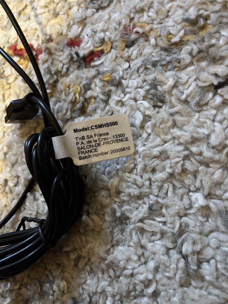 Casti PC TNB HS-500, cu microfon, negru, 32 Ohm, 2m