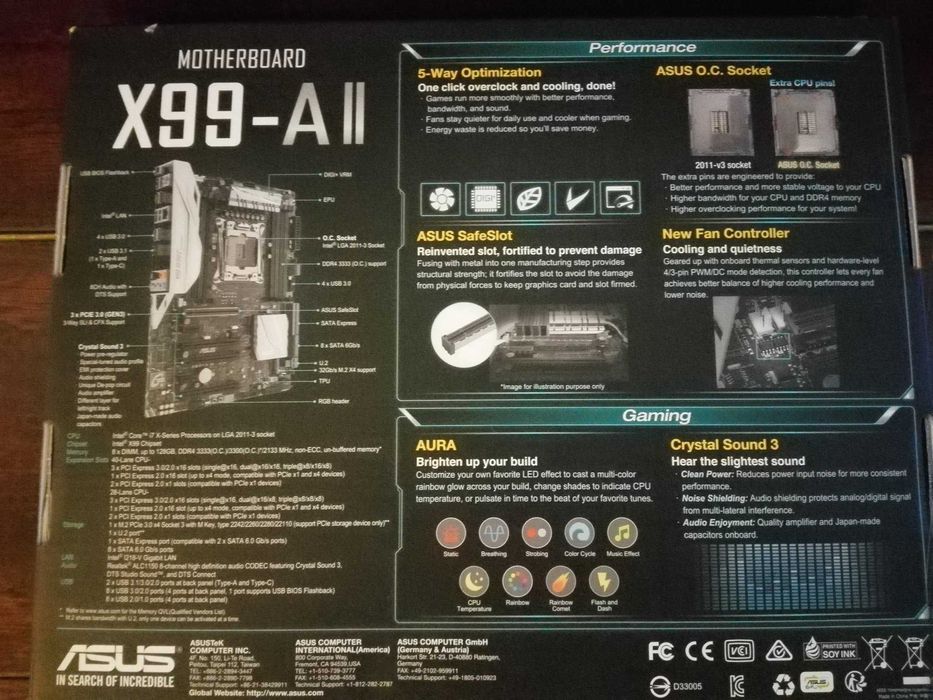 Intel Xeon E5-2689 v4 + ASUS X99-A II + 64GB Corsair Vengeance 2133