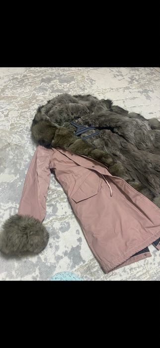 Парка lux натуральный писец