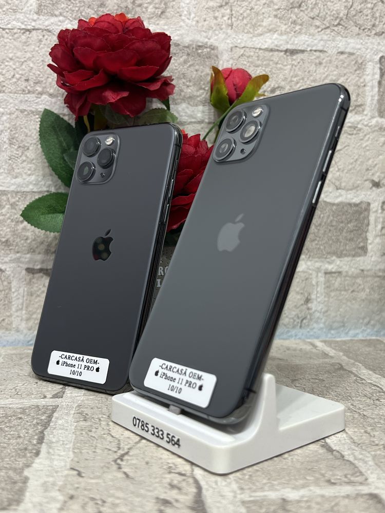 Carcasă iPhone 11 Pro NEGRU (Originală)