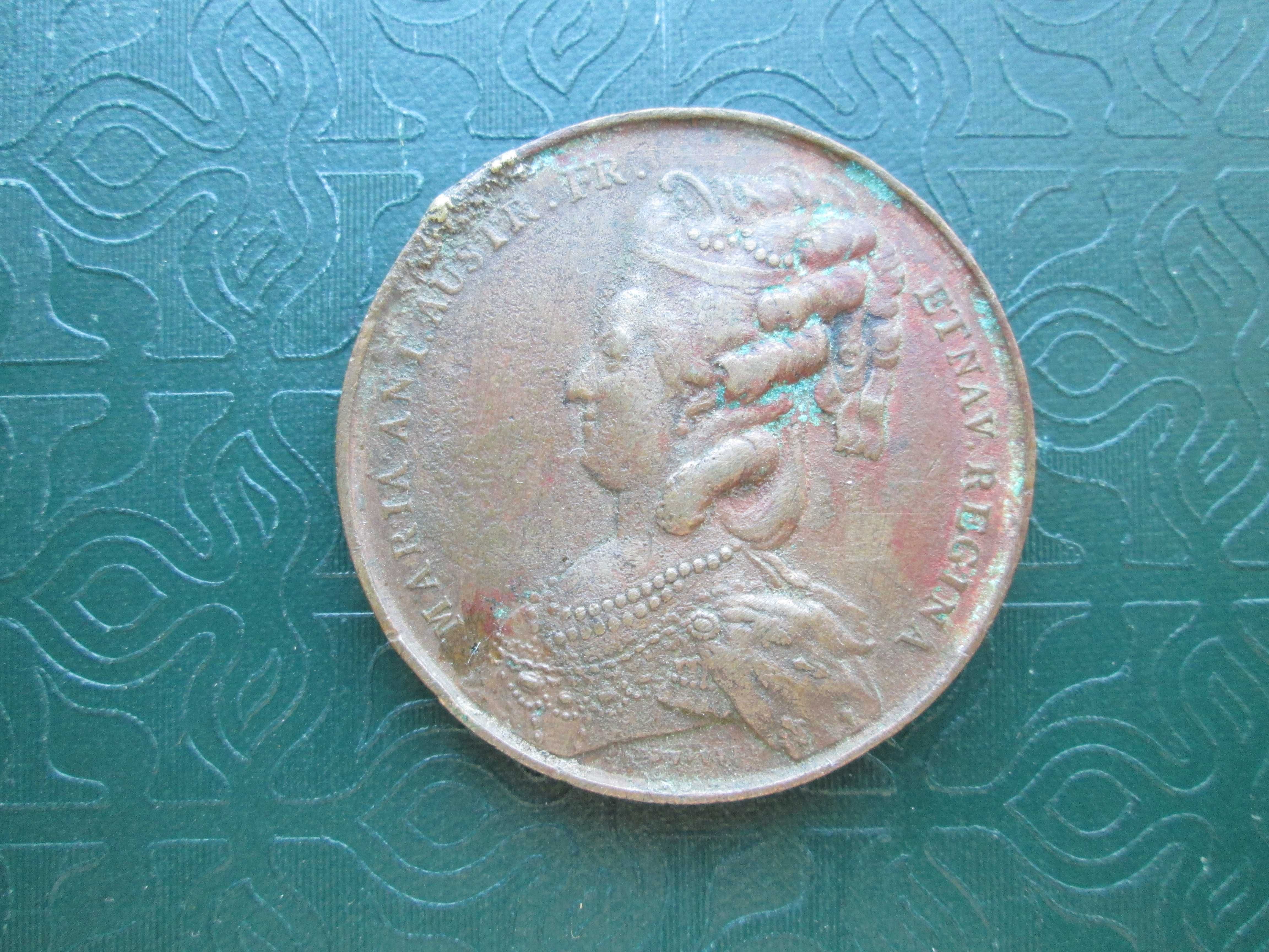 Moneda veche, Medalie veche, Franta 1790. Ludovic XVI