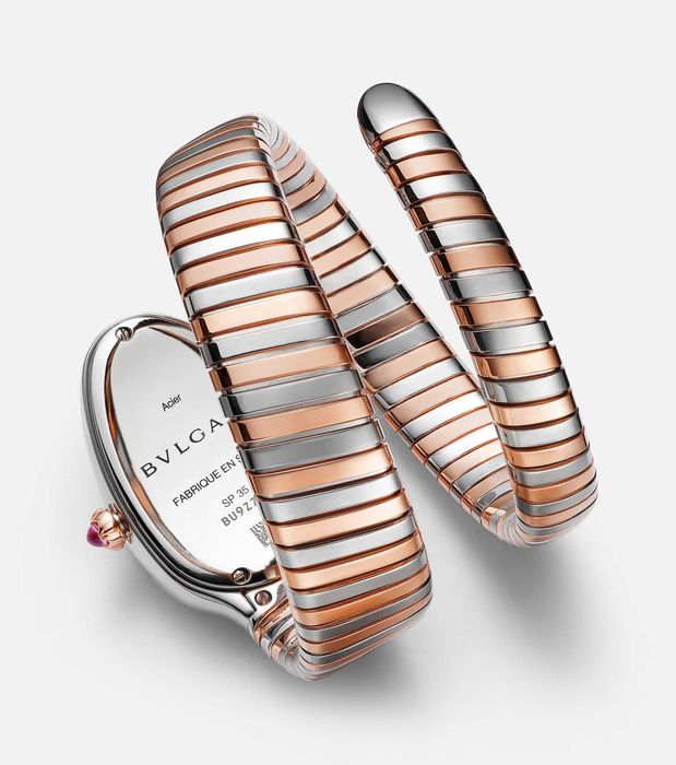 bvlgari snake двуцветен + кутия