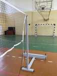 Stalpi badminton cu fileu inclus