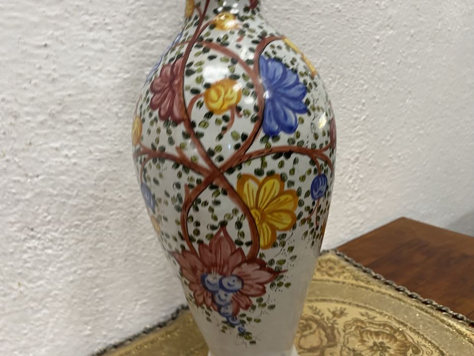 Голяма италианска порцеланова кана - ваза