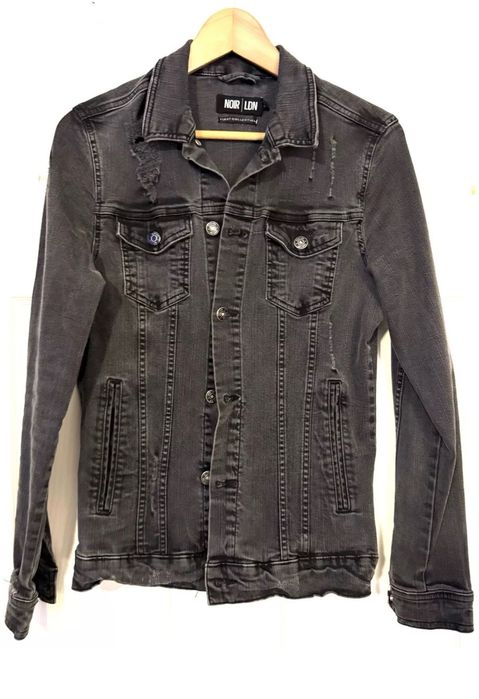 Оригинално Дамско Дънкено Яке Denim Noir Lon S