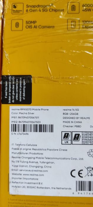 Realme 14 5G 8GB/256RAM