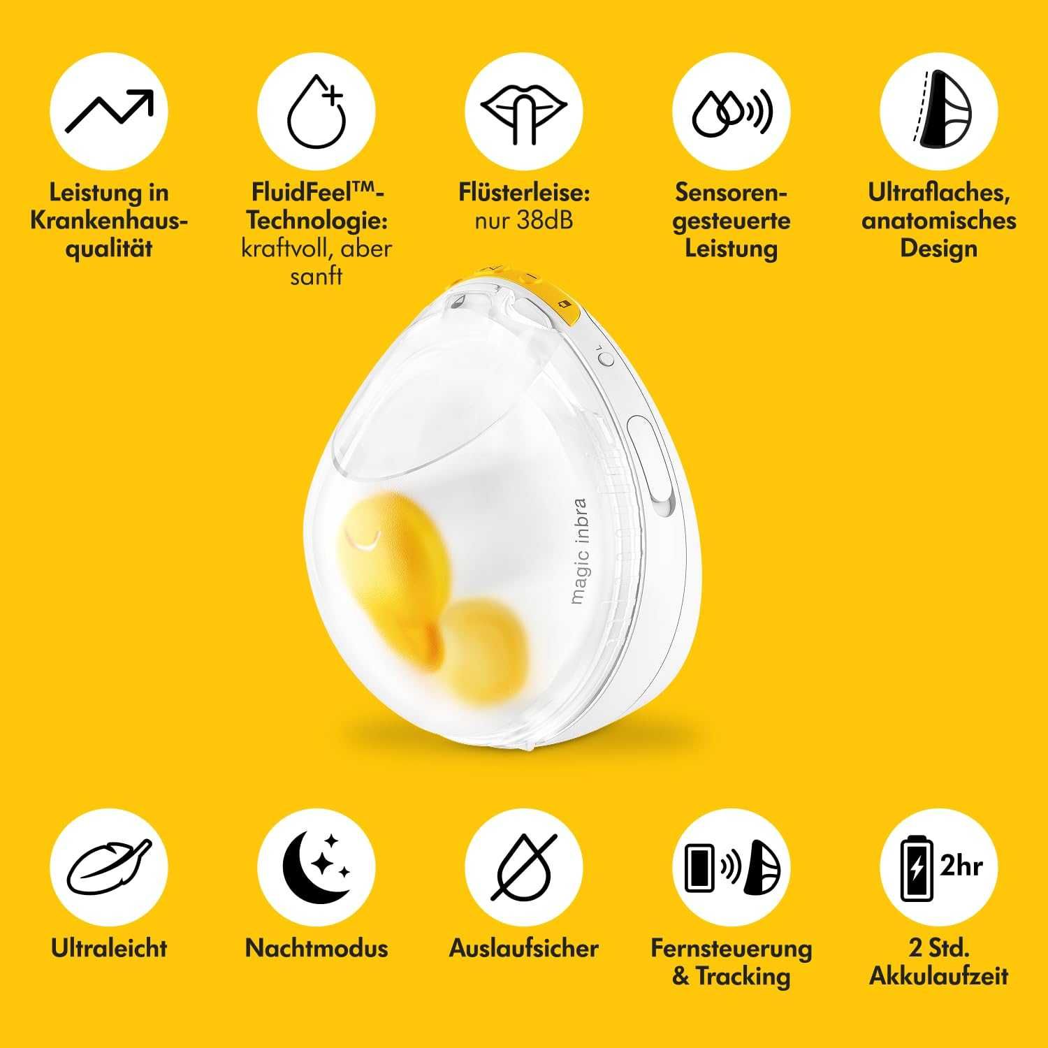 Преносима двойна помпа за кърма Medela Magic InBra