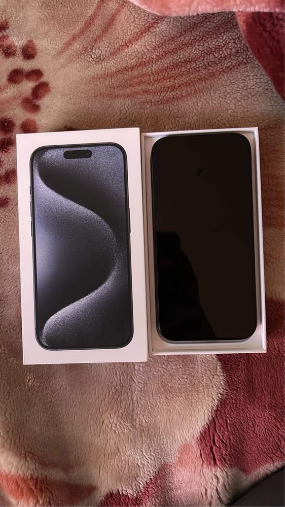 iphone 15 pro 128 gb, nepornit blue titanium