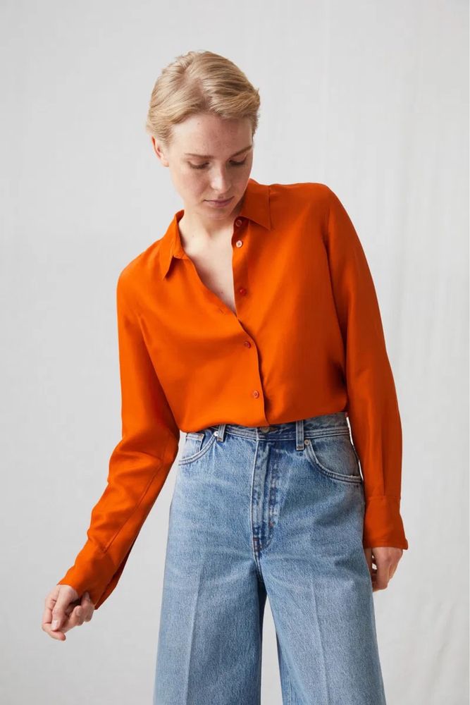 Ризи и блузи 100 % коприна Sezane, Isabel Marant, Arket, Ralph Lauren