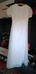 Rochie alba simpla