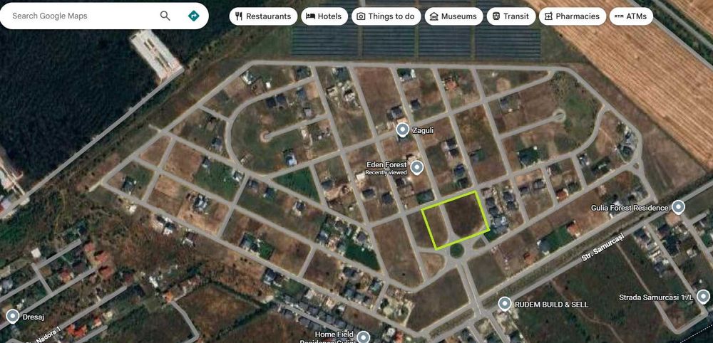 ASOCIERE / VANZARE proiect imobiliar in ansamblul Eden Forest Gulia