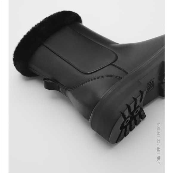 ZARA БОТИ  естествена кожа, чисто нови в кутия, номер  37