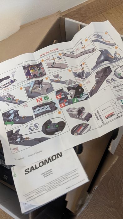 Legături schiuri Salomon N Strive 14 GW