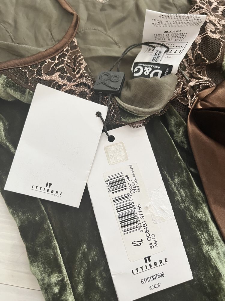 rochie dolce & gabanna s catifea noua originala