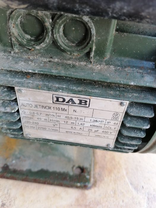 Pompa de apa cu presostat  defect electric