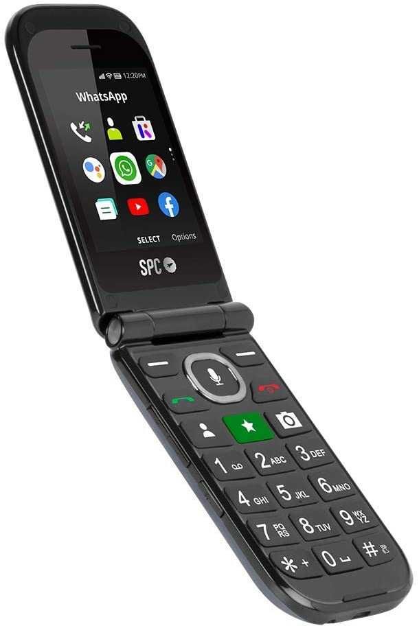 SPC Jasper 2,4G - Разгъващ се телефон за възрастни с Whatsapp