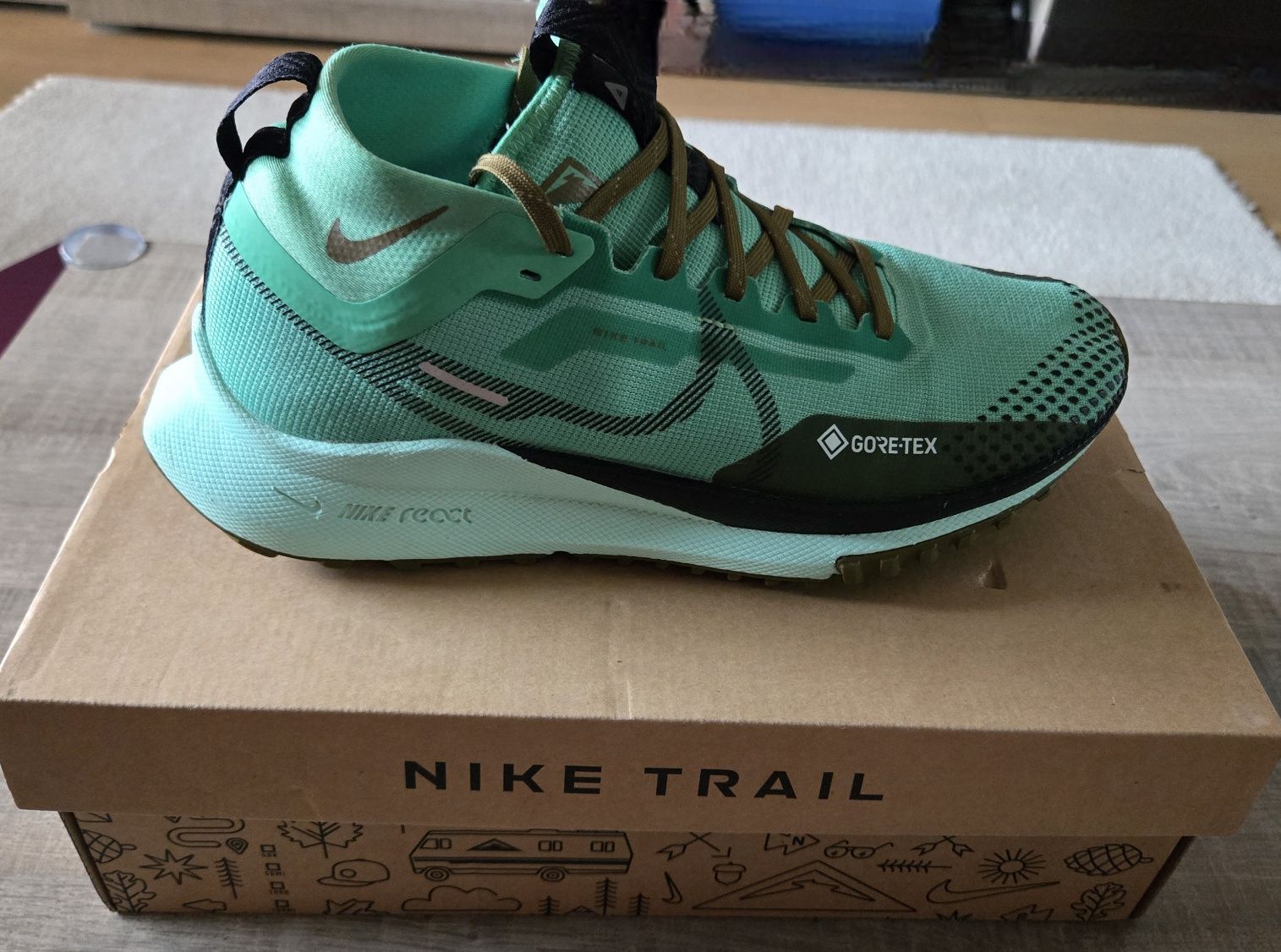 Nike - Непромокаеми Обувки React Pegasus Trail4 за треил