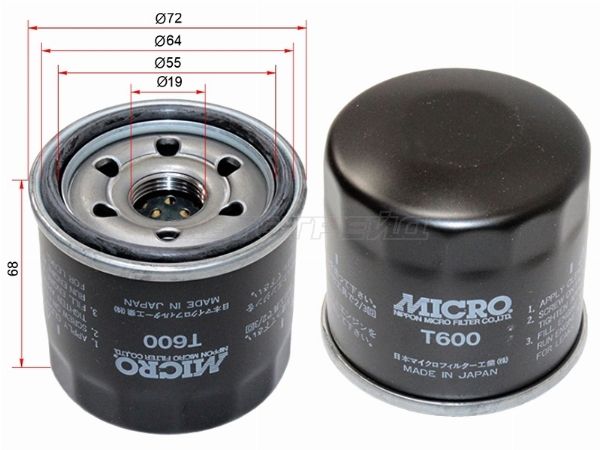 Фильтр масляный Hyundai Bayon