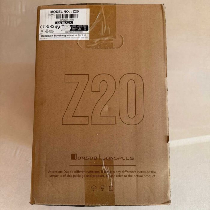 Jonsplus Z20, Micro-ATX, Черна