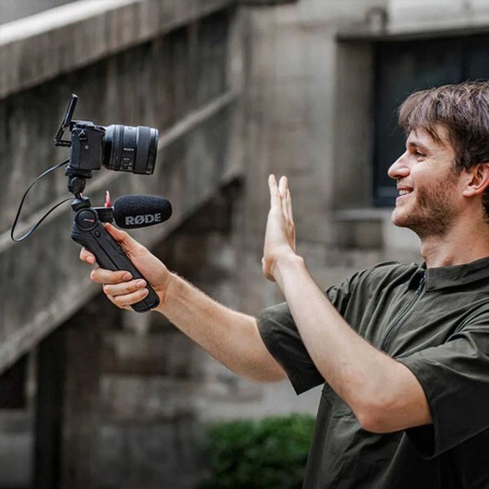 Pgytech MantisPod 2.0 Trepied Vlogging cu Cap Bila Negru