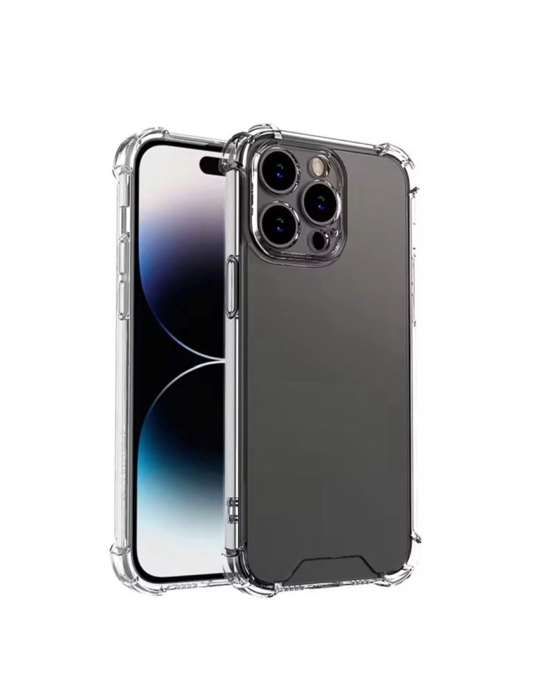IPHONE 13/14/15/16E PRO MAX PLUS Husa Anti Soc Folie Protectie Colturi