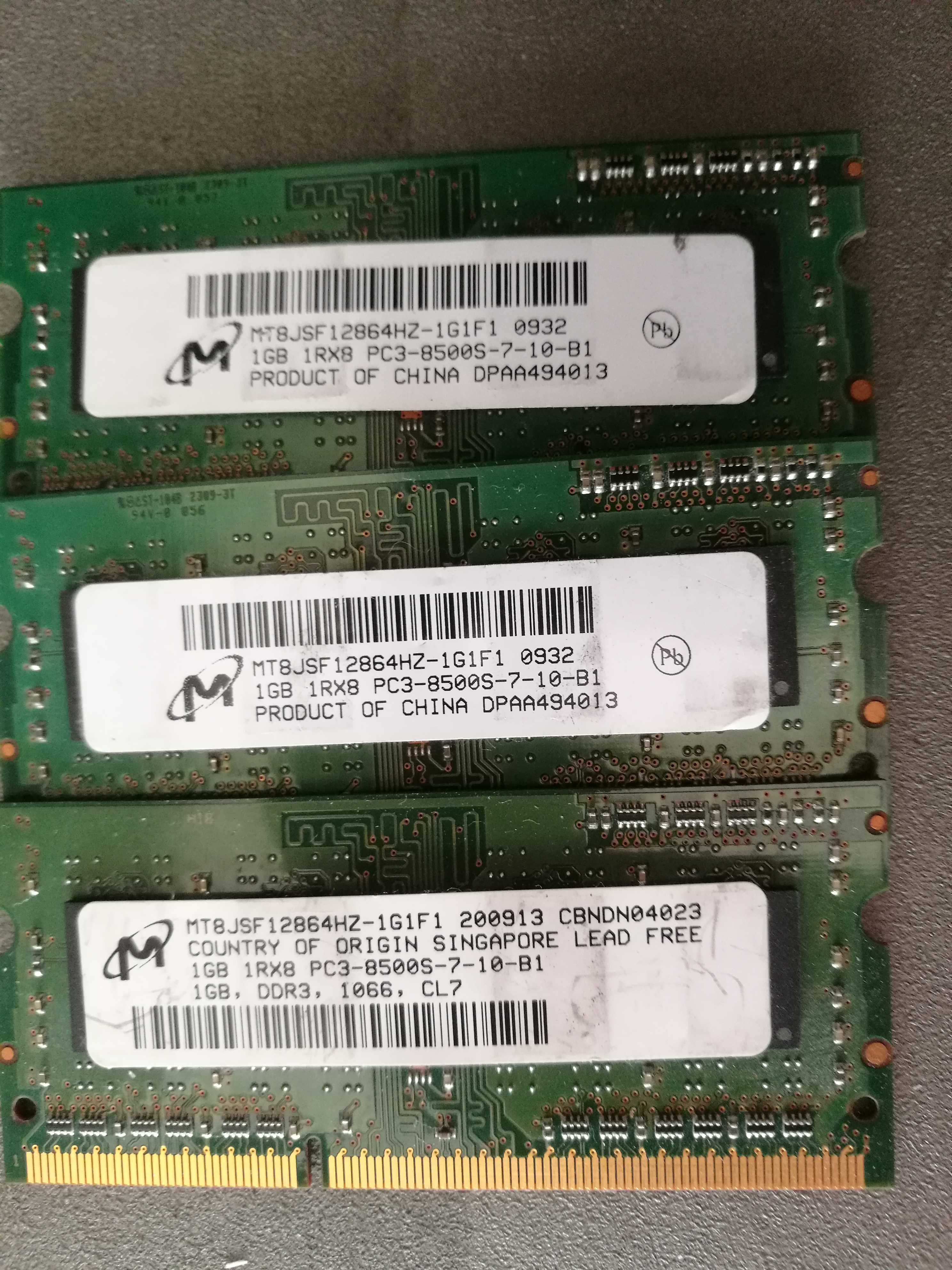 Рам памет - ДДР3-1гб/ ram DDR3-1GB - 5бр.