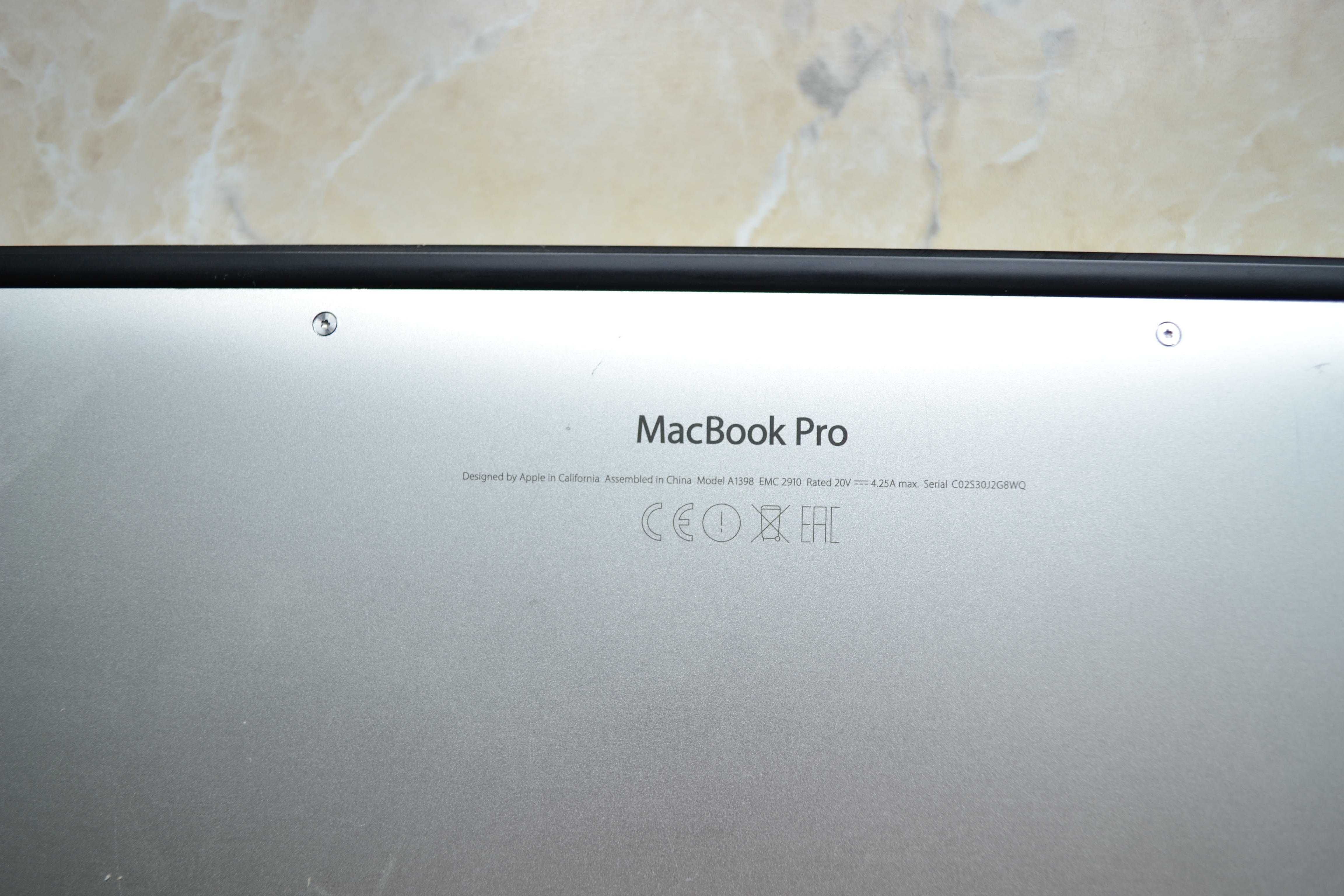 Vand MacBook Pro