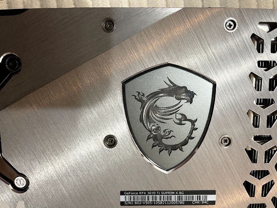 RTX 3070TI Gaming Trio SUPRIM X yengiI