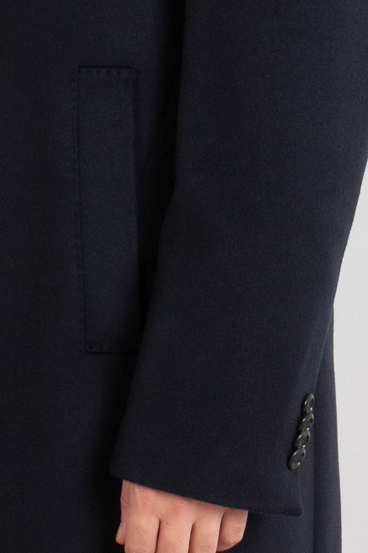 Palton de lux 54 XXL casmir Eduard Dressler NOU 100% casmir negru