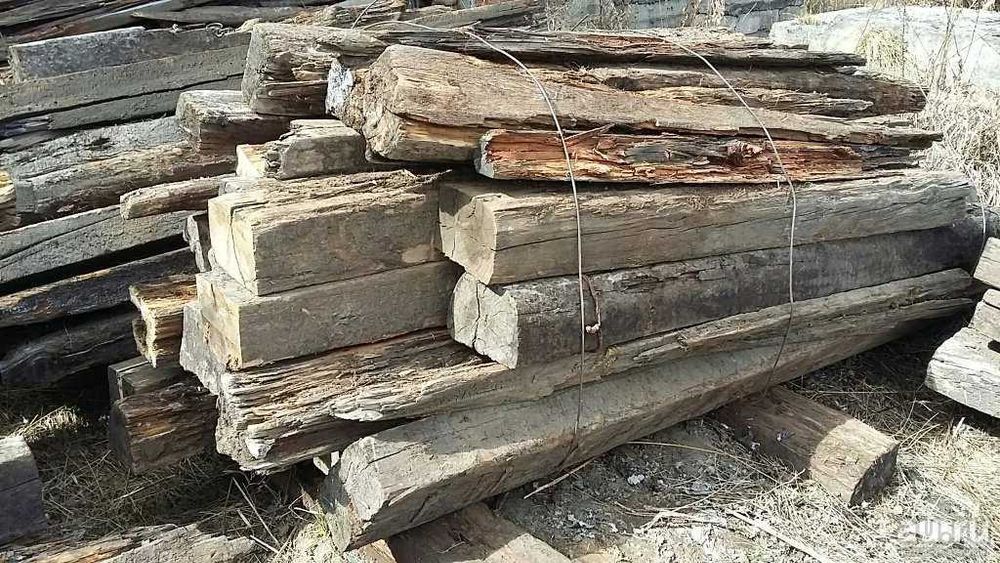 Дрова (шпалы б/у дровяные)