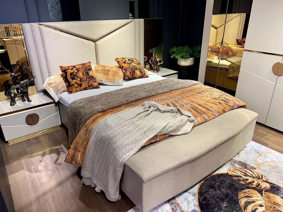 Спальный гарнитур «Бермонд» (Турция) + ортопедический матрас в подарок