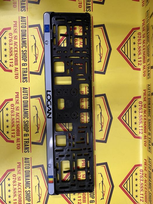 Set 2 suporti numar numere inmatriculare Dacia Logan Dacia Duster