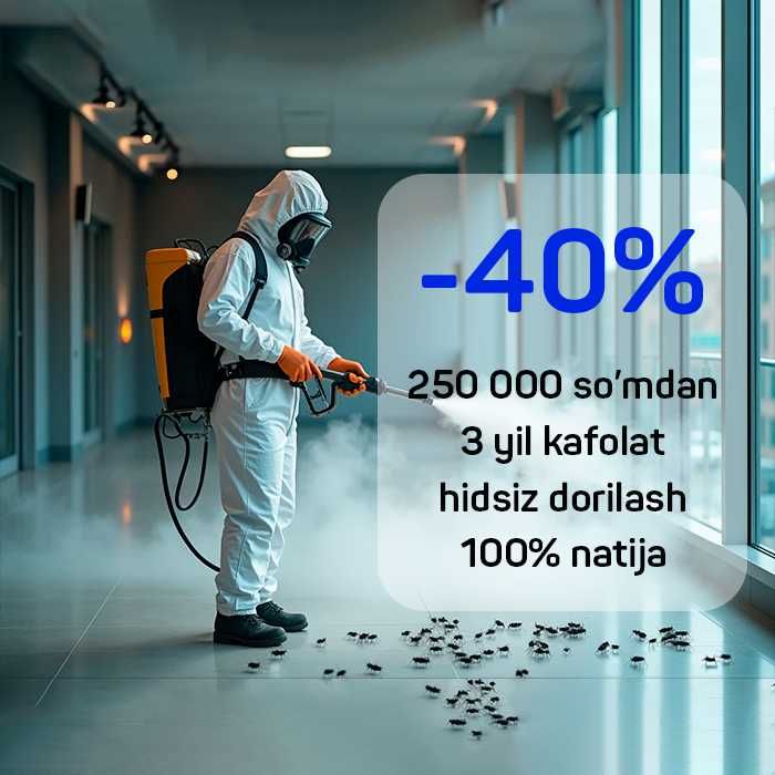 Дезинфекция Dezenfeksiya клоп клапа таракан бурга блохи kaltakesak