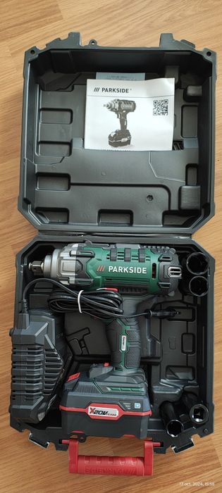 Impact Parkside 1/2" 400 Nm 20 V nou acumulator 4 Ah garanție 3 ani