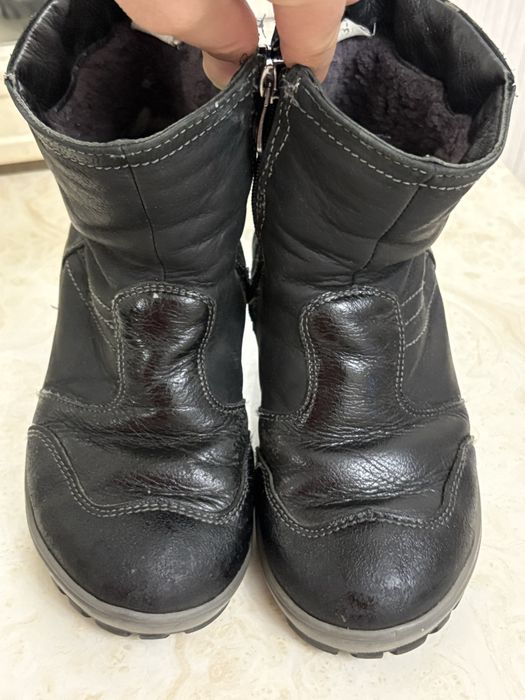 Зимняя кожа обувь 32 размер
