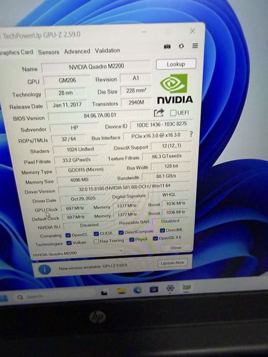 Hp zBook G4 -procesor intel i7 ,placa video Nvidia 4 giga