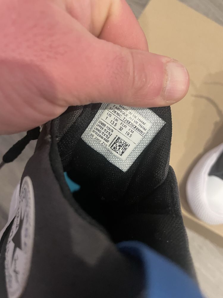 Детски кецове Converse Ctas Ultra Mid Сив